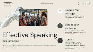Effective Communication for TechPro