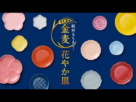 金麦『レシートと皿＋花と皿』篇 30秒 竹野内豊 黒木華