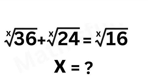 A Very Nice Math Olympiad Problem | Solve For The Value Of x | You Need To Know This Trick | Algebra