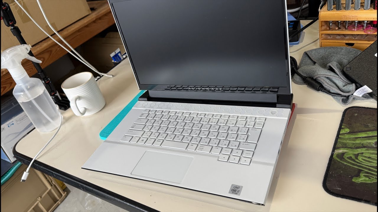 ジャンク【DELL】Alienware m15 Core i7-8750H メモリ32GB SSD512GB 
