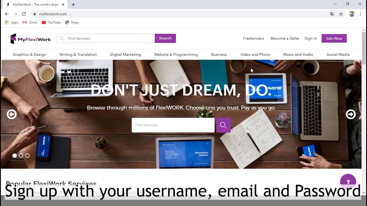 How to open Myflexiwork account || New freelancing site 2020 || Create Myflexiwork account