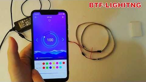 BTF-LIGHTING Tutorial: SP110E Bluetooth Controller for WS2811 WS2812B SK6812RGB SK6812RGBW