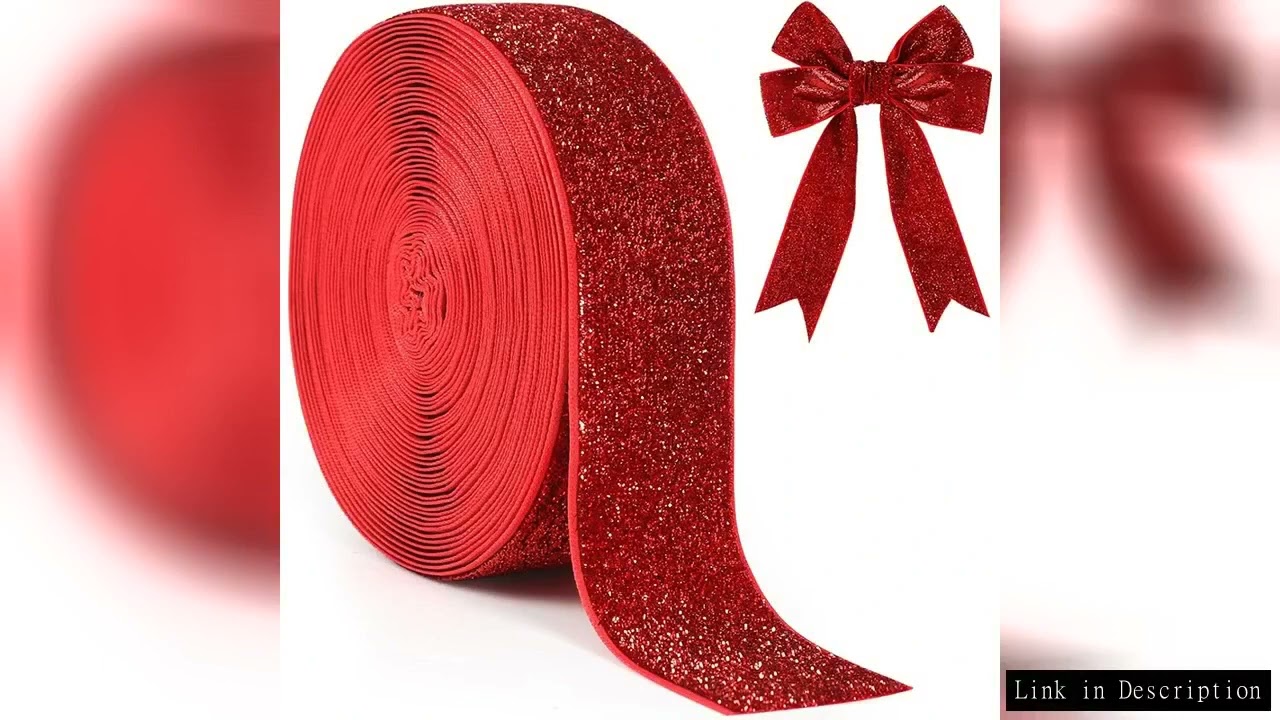 5 Yards Christmas Velvet Ribbon New Year Red Festival Ribbon Bows Gift Box Packaging Ribbon Festival