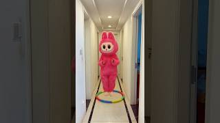 Cute Zimomo & Mokoko Jumping Into The Hula Hoop 6536