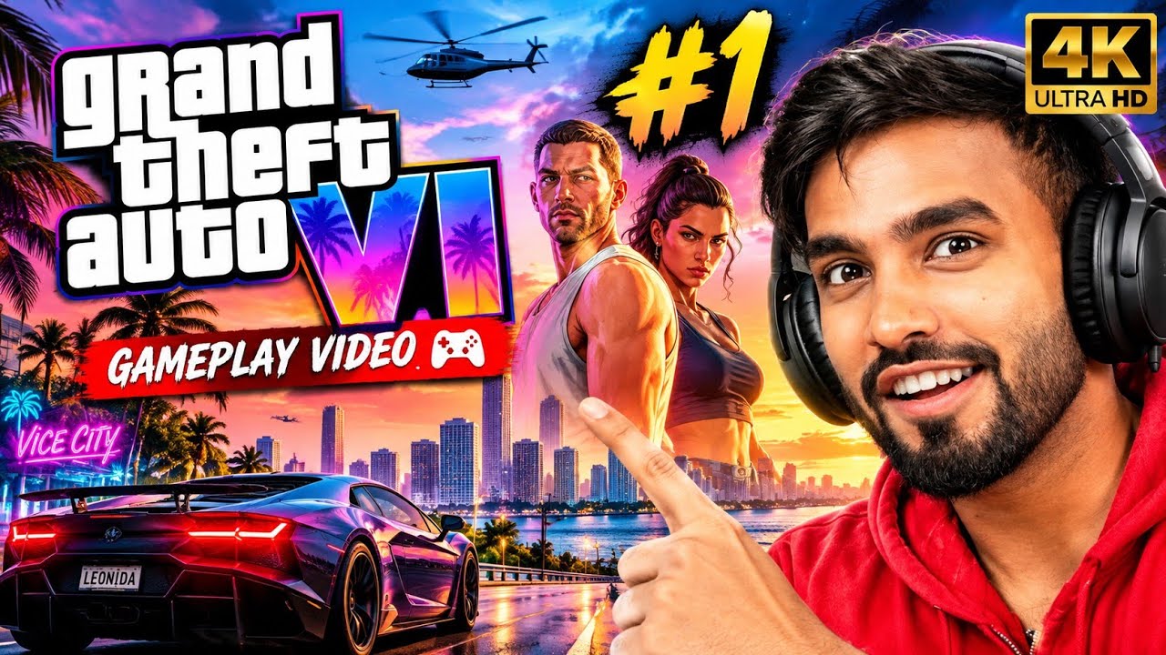 Video thumbnail for FIRST TIME PLAYING GTA 6! || PART #1