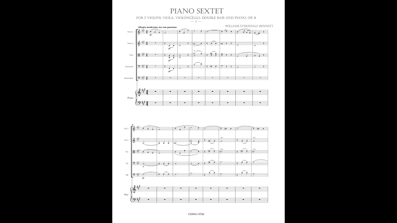 Night Shift (Transposed to B♭ Minor) Sheet music for Piano, Violin, Viola,  Cello & more instruments (Piano Sextet)