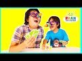 Ryan plays Are you a good liar with Fibber Board Games for kids