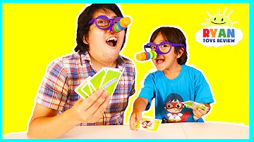 Ryan plays Are you a good liar with Fibber Board Games for kids