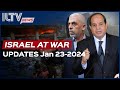 Israel Daily News – War Day 109, January 23, 2024