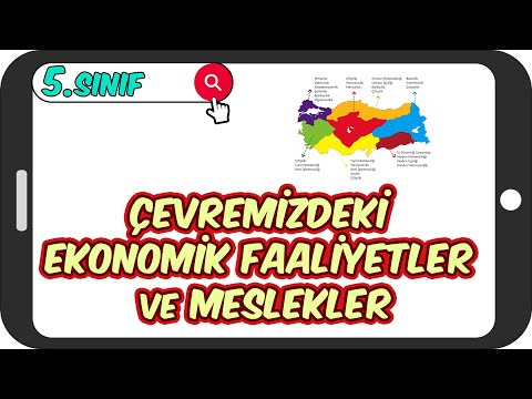 Çevremizdeki Ekonomik Faaliyetler ve Meslekler 👨🏻‍⚕️ 5.Sınıf Sosyal #2023