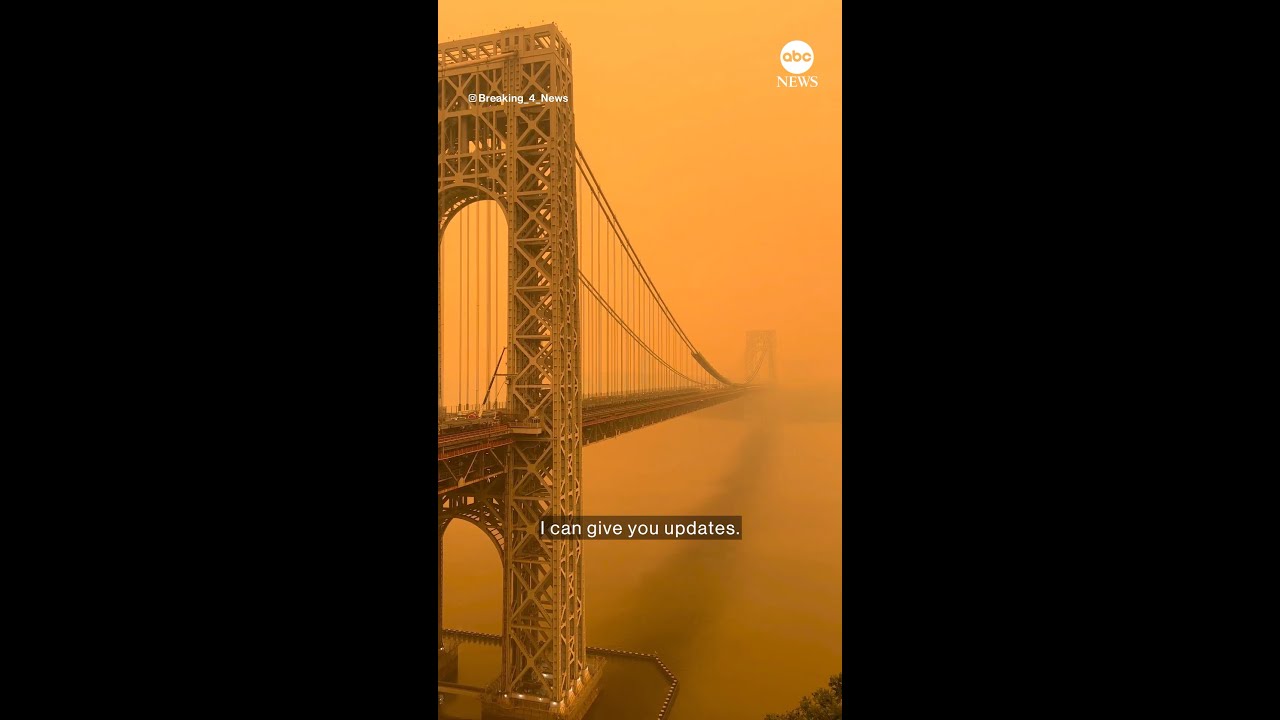 New York Governor Urges Residents to ‘Stay Inside’ Amid Wildfire Smoke |  ABC News