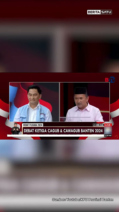 Dimyati ke Ade: Sepertinya Gak Terlalu Paham dengan KEN #andrasoni #dimyatinatakusumah #pilgubbanten