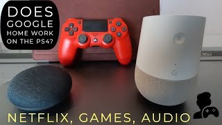 google home turn on ps4