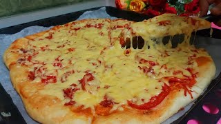 Пицца 🍕Eng osson va doim uxshap chiqadigan Pitsa tayyorlash 😋🍕