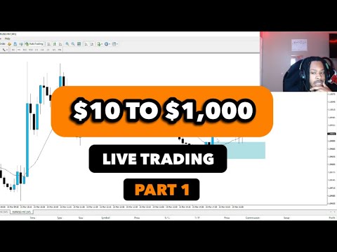 Live Trading SPX500 EURUSD – $10 TO $1,000 (PART 1) | FOREX
