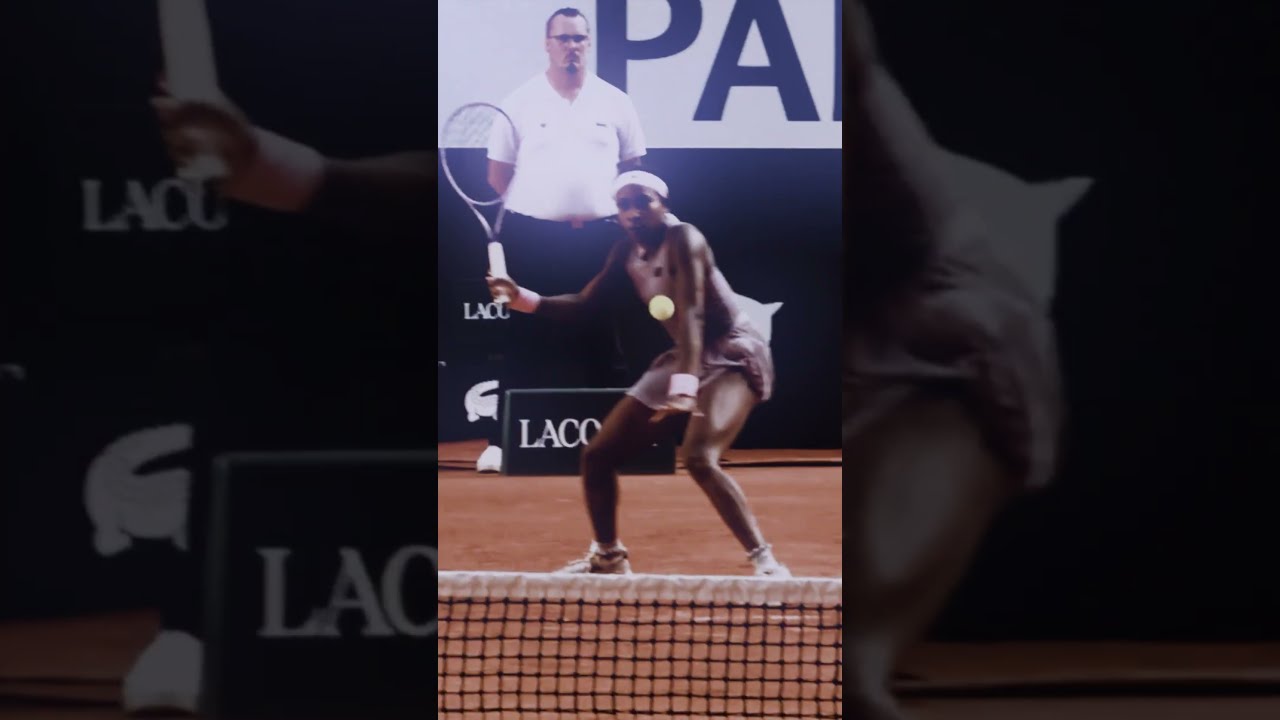 Coco Gauff, pure finesse ✨ #RolandGarros #tennis #cocogauff #skills