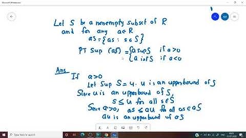 Problems on completeness property of Real Numbers Part-1 by Dr. Krishna M