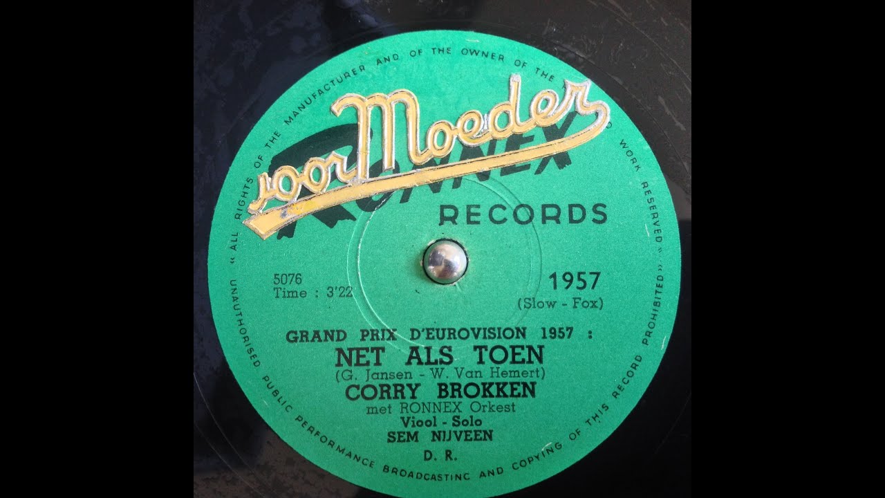 CORRY BROKKEN - NET ALS TOEN - YouTube