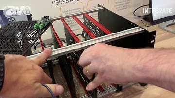 Integrate 2019: tvONE Demos the ONErack Rack Mount System in the Corsair Solutions Stand