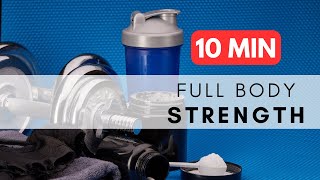10min FULL BODY DUMBBELL WORKOUT