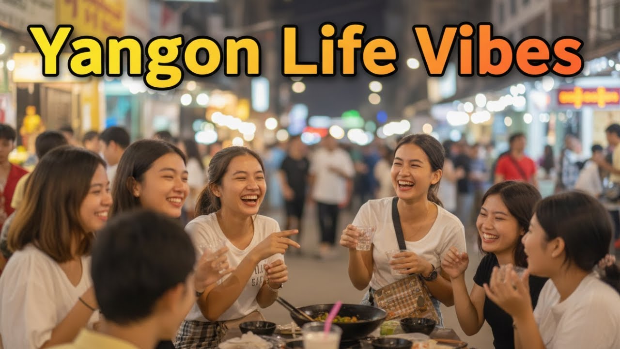 🇲🇲 Yangon City Life: Downtown Walk, Luxury Malls, Chinatown Street Food & Myanmar People Vibes!