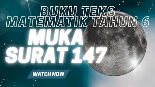 Tahun 6 muka surat 147 soalan 1-6 Buku Teks Matematik KSSR  / MASA DAN WAKTU - ZON MASA