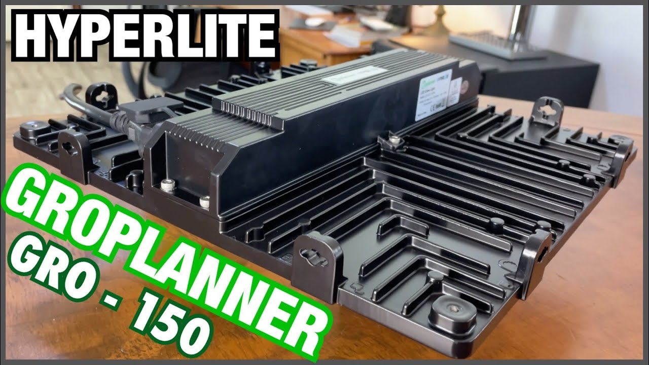 Hyperlite Groplanner GRO-150 Unbox, Review & PAR Test