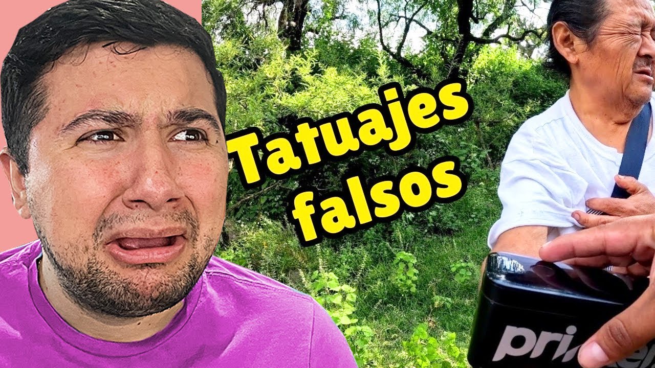 AbrahamBass reacciona a Tatuajes Falsos (BROMA) - rey de las bromas