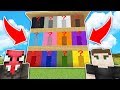 ÖRÜMCEK ADAM 1000 TANE RENKLİ KAPI BULDU HANGİSİNİ SEÇECEK? - Minecraft