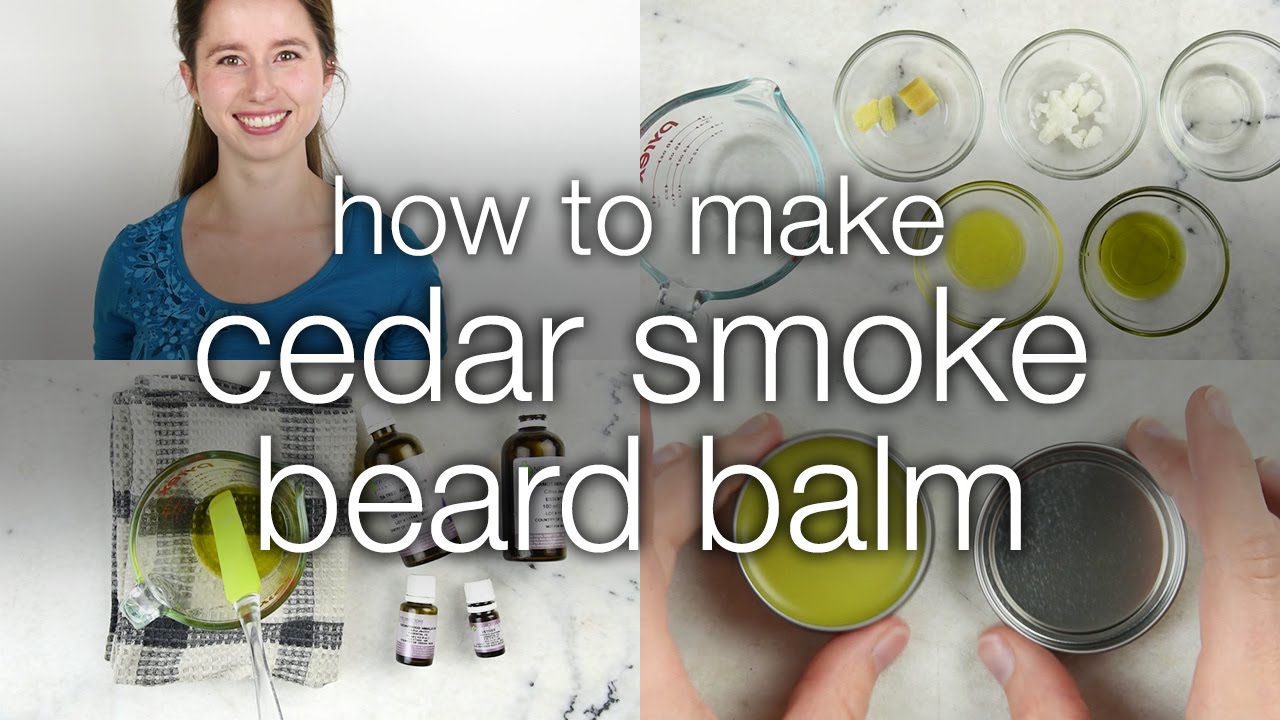 How to Make Cedar Smoke Beard Balm YouTube