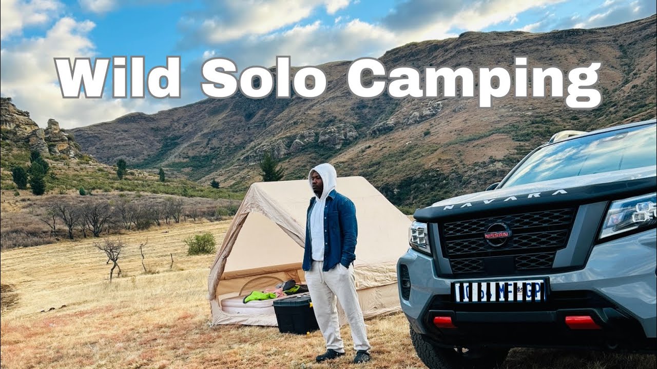 Winter camping on top of the mountain with great views | South African YouTuber | Camping ASMR