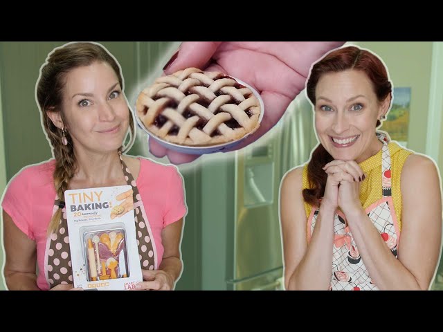 Tiny Baking Kit 🥧 Tiny Lattice Cherry Pie 
