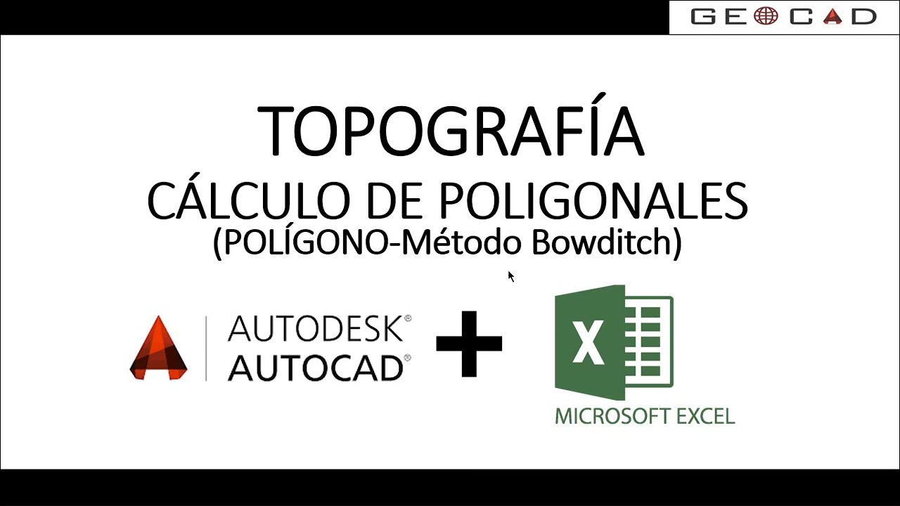 2. CALCULO DE POLIGONALES (Método Bowditch PARTE I) - YouTube