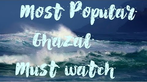Most Popular Ghazal | Urdu Shayri | Ghazal | Urdu Hindi Shayari |#shayar Bashir badr