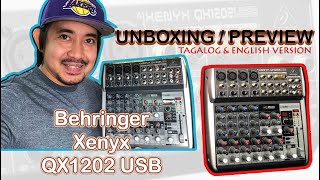 Unboxing, Behringer QX1202 USB Xenyx Premium 12 Inputs 2 with Audio Interface and FX (Effects)