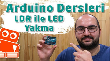 Arduino İle LDR Kullanımı - (LDR İle LED Kontrolü)  #7 - Robotistan