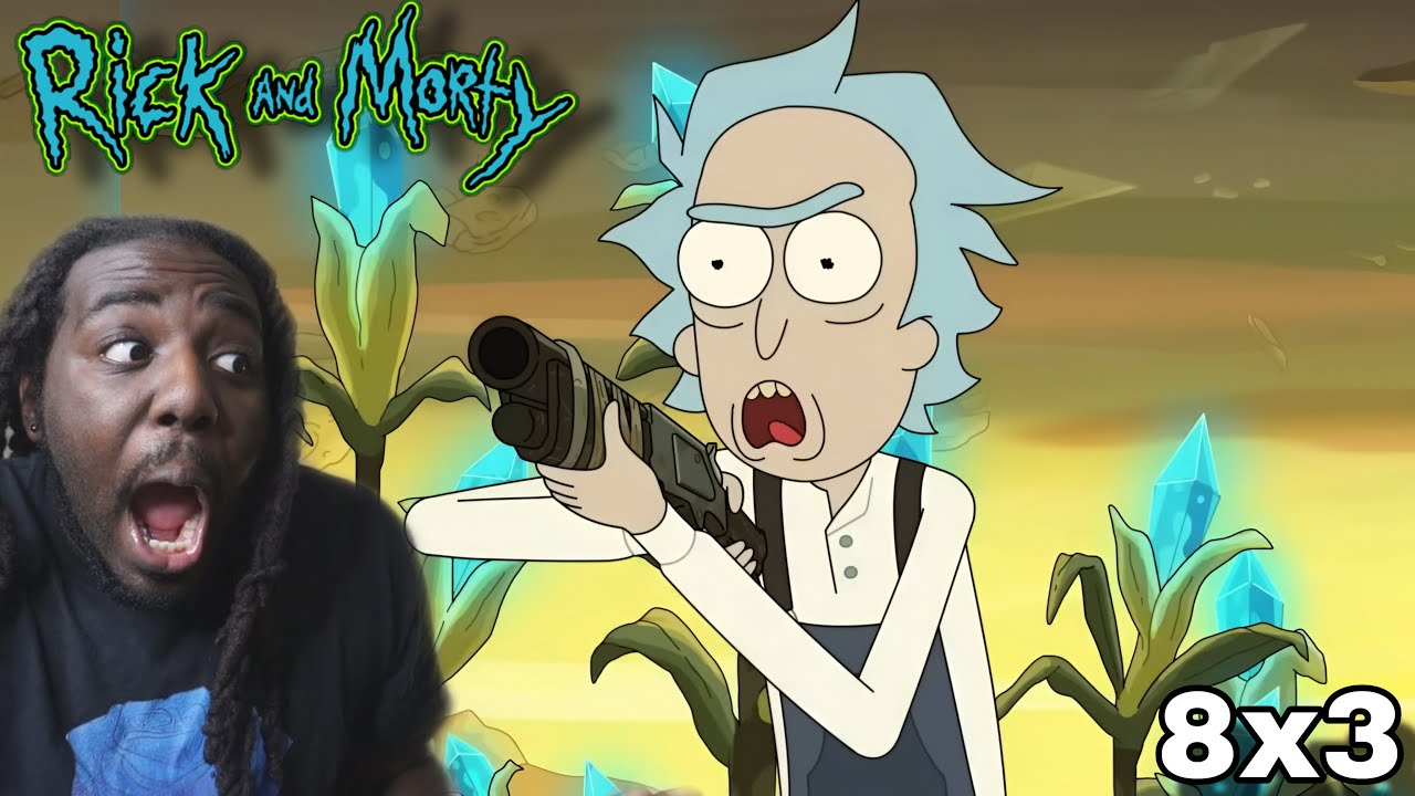 RICK HIGH OFF CORN CRYSTALS 😂‼️ | Rick and Morty ( Season 8 , Episode 3 ...