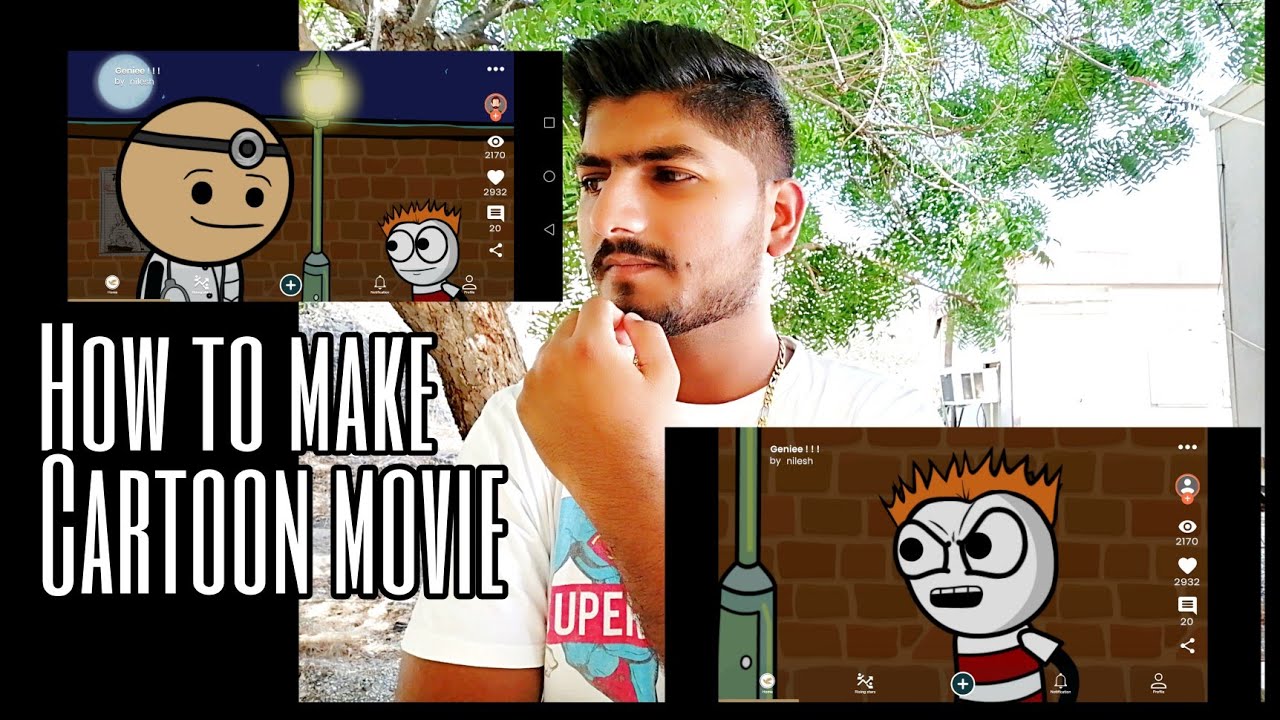 HOW TO MAKE CARTOON MOVIE FUNNY MOVIE MAKER YouTube
