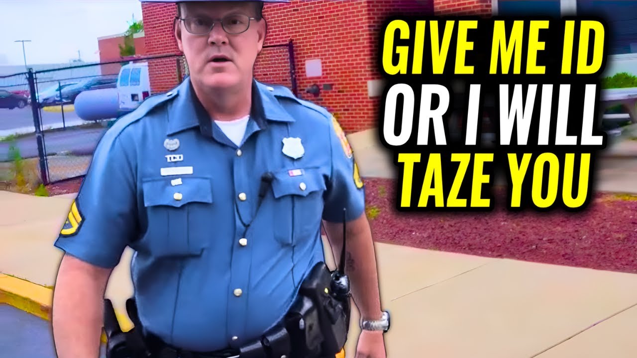 You Can't Record In Public! Fat Police Officer Owned & Dismissed! ID Refusal  1st Amendment Audit
