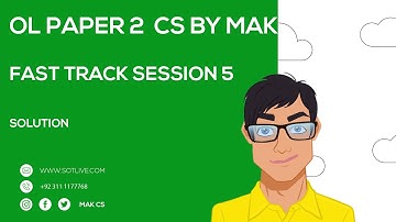 OL | Fast Track Session 5  | Paper 2 | New Syllabus #MAK #CS
