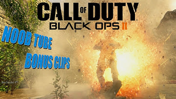 Black Ops 2 Noob Tube Montage Bonus Clips - Rage Reactions, Fails, Cross Maps