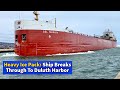 ⚓️ Heavy Ice Pack: Ship Breaks Through To Duluth Harbor Mp3 Song