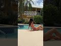 His phone has two jobs: closing deals and being my personal photographer 😂 #poolsidevibes