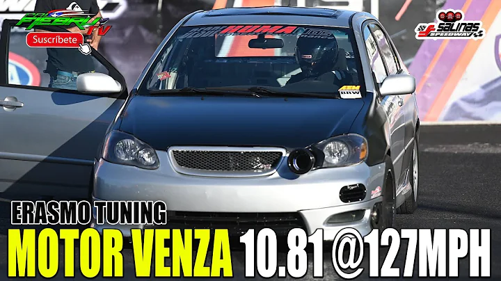 Corolla con Motor de Venza Nitroso 10.81 @127mph E...