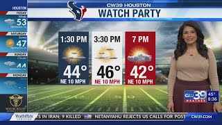 5-Day rain forecast and Texans Watch Party forecast | CW39 HOUSTON