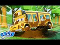Oh no! School Bus gets dirty on the way to school! | Car Wash  | Kid Cartoons | Trucks Videos