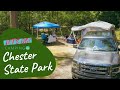 Camping at Chester State Park