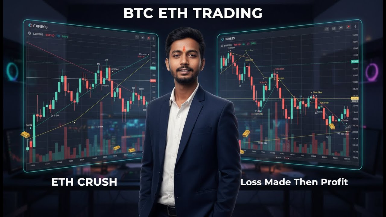 BTC & ETH Sunday Night Crash Trading | Live Crypto Scalping ...