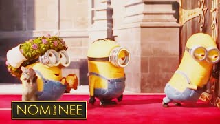 Oscar-Winning Star Sandra Bullock In Minions 2015 Ruining The Coronation Scene Nominee