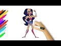 How To Draw Wonder Woman DC Super Hero Girls How To Draw Wonder Woman DC Super Hero Girls